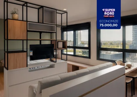 imagem 1 - Loft de 36,51m² mobiliado com vista para o parque. imagem 1 - Loft de 36,51m² mobiliado com vista para o parque.
